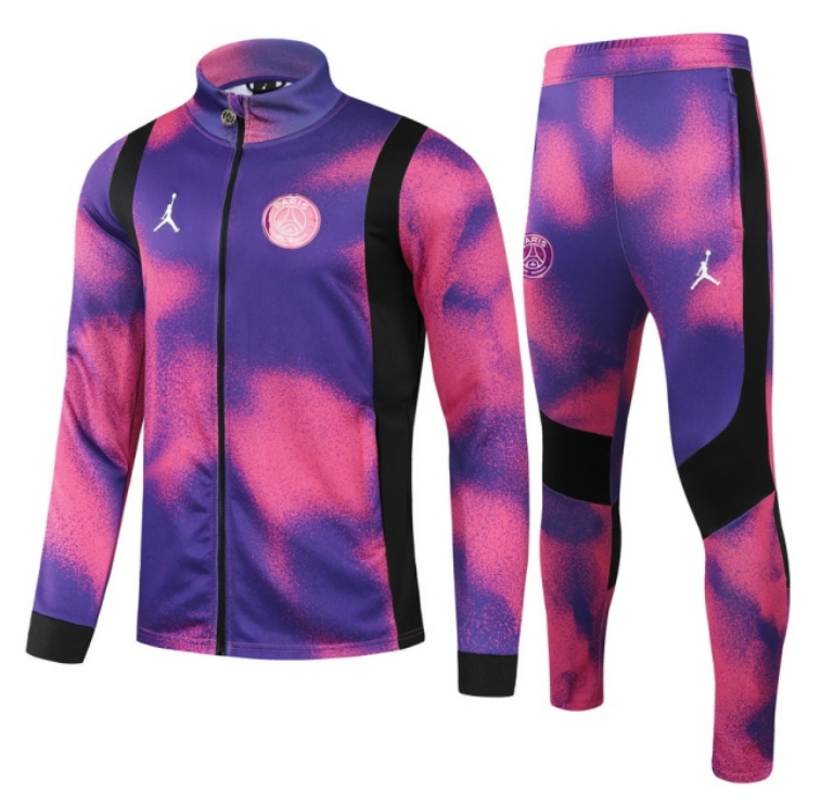 PSG 4th Jordan Purple Pink Training Suits Jacket with Pants 2020/21